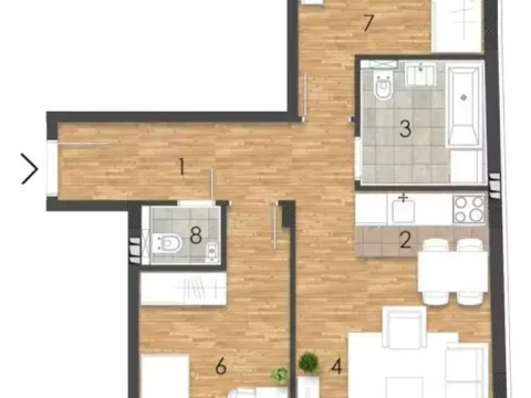 Prodaja, trosoban stan, 63m², Grbavica, Novi Sad Sve Podlokacije