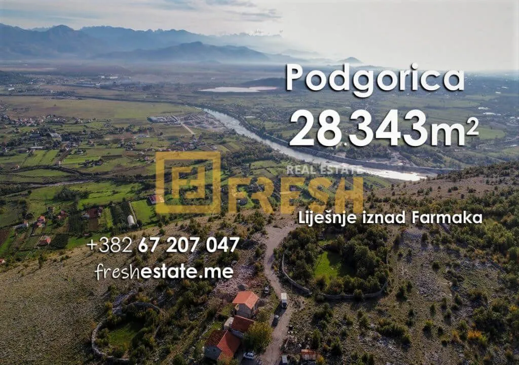 Prodaja, plac, 28343m², Kokoti, Podgorica