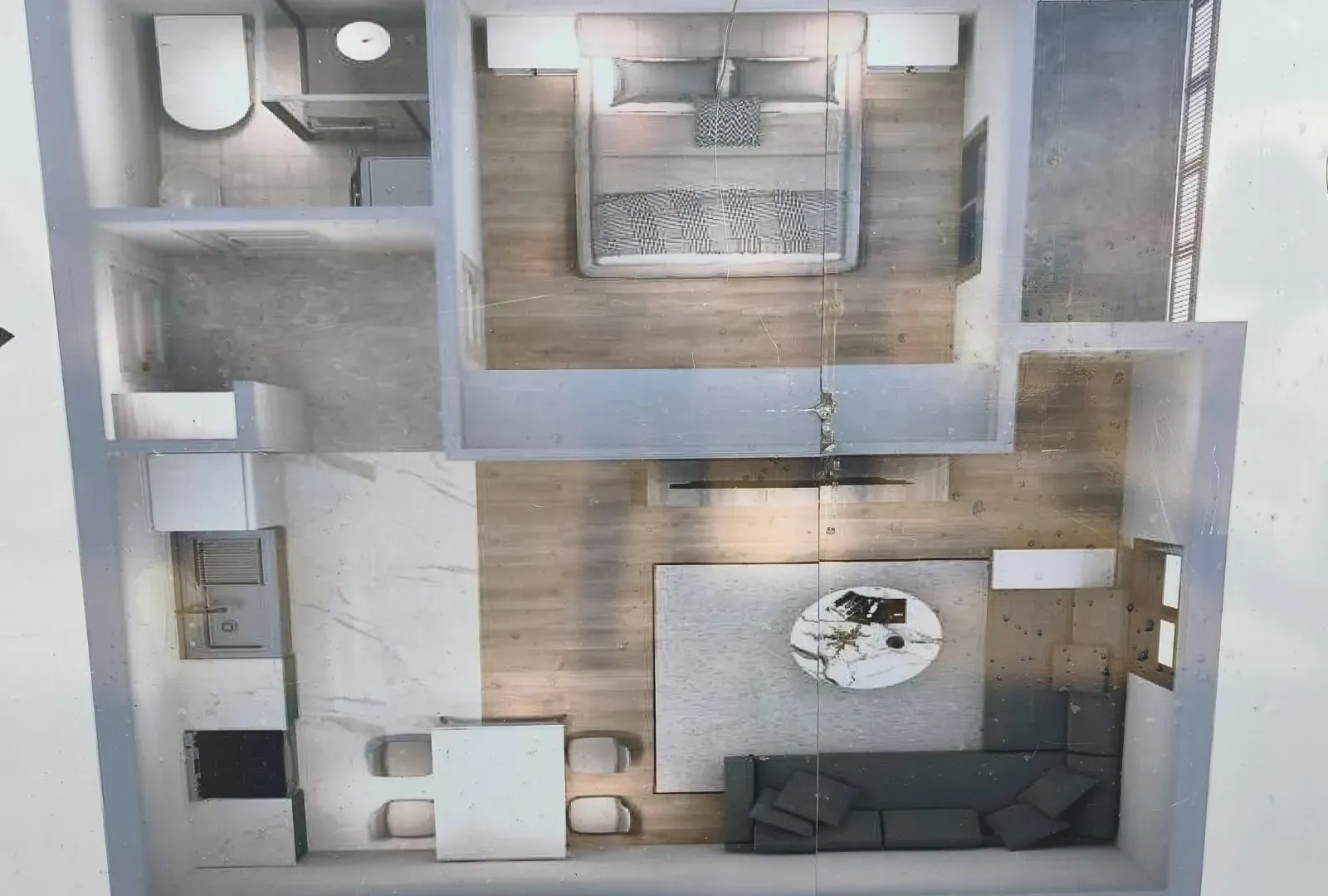 Prodaja, jednosoban stan, 38m², Zabjelo, Podgorica
