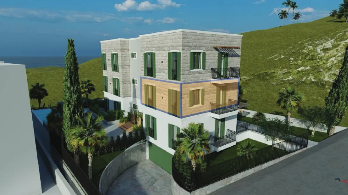 Prodaja, dvosoban stan, 58m², Tivat, Crna Gora