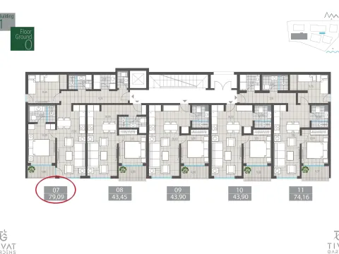 Sale, two bedroom apartment, 79m², Centar, Tivat - image 8