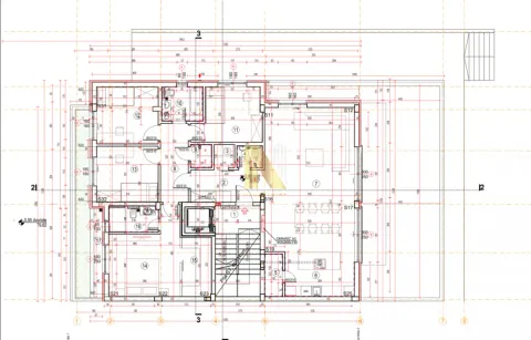 Arhitektonski nacrt i osnova sprata sa dimenzijama prostorija. - image 5