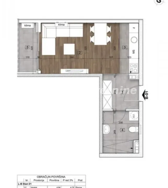 Prodaja, garsonjera, 33m², Telep, Novi Sad Sve Podlokacije