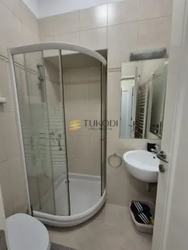 Kupatilo sa tuš kabinom, umivaonikom i ogledalom. - image 19