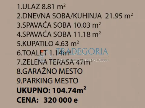 Prodaja, dvosoban stan, 105m², Dobrota, Kotor - image 5