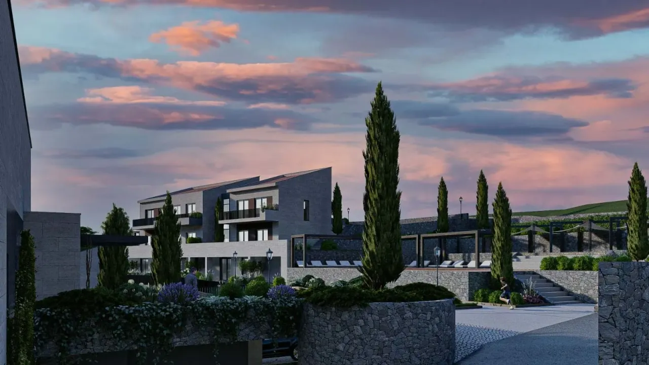 Sale, one bedroom apartment, 55m², Blizikuće, Budva