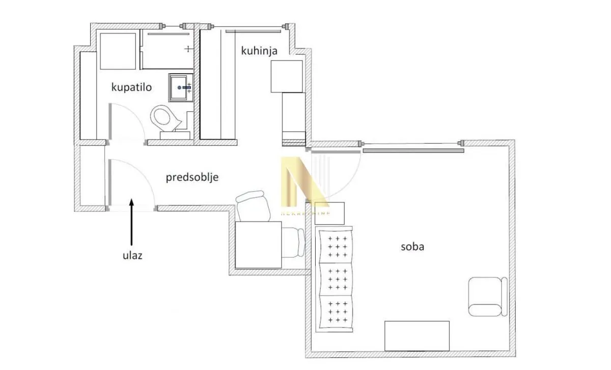 Izdavanje, garsonjera, 26m², Liman 3, Novi Sad Sve Podlokacije