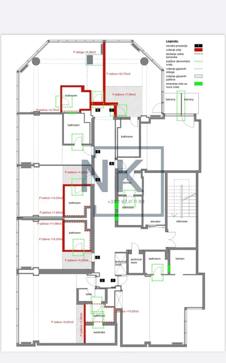Rent, office space, 358m², Preko Morače, Podgorica