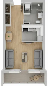 Prodaja, garsonjera, 32m², Kavač, Kotor - image 10
