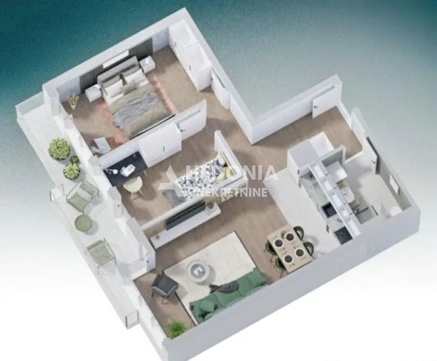 Prodaja, trosoban stan, 66m², Čubura, Beograd