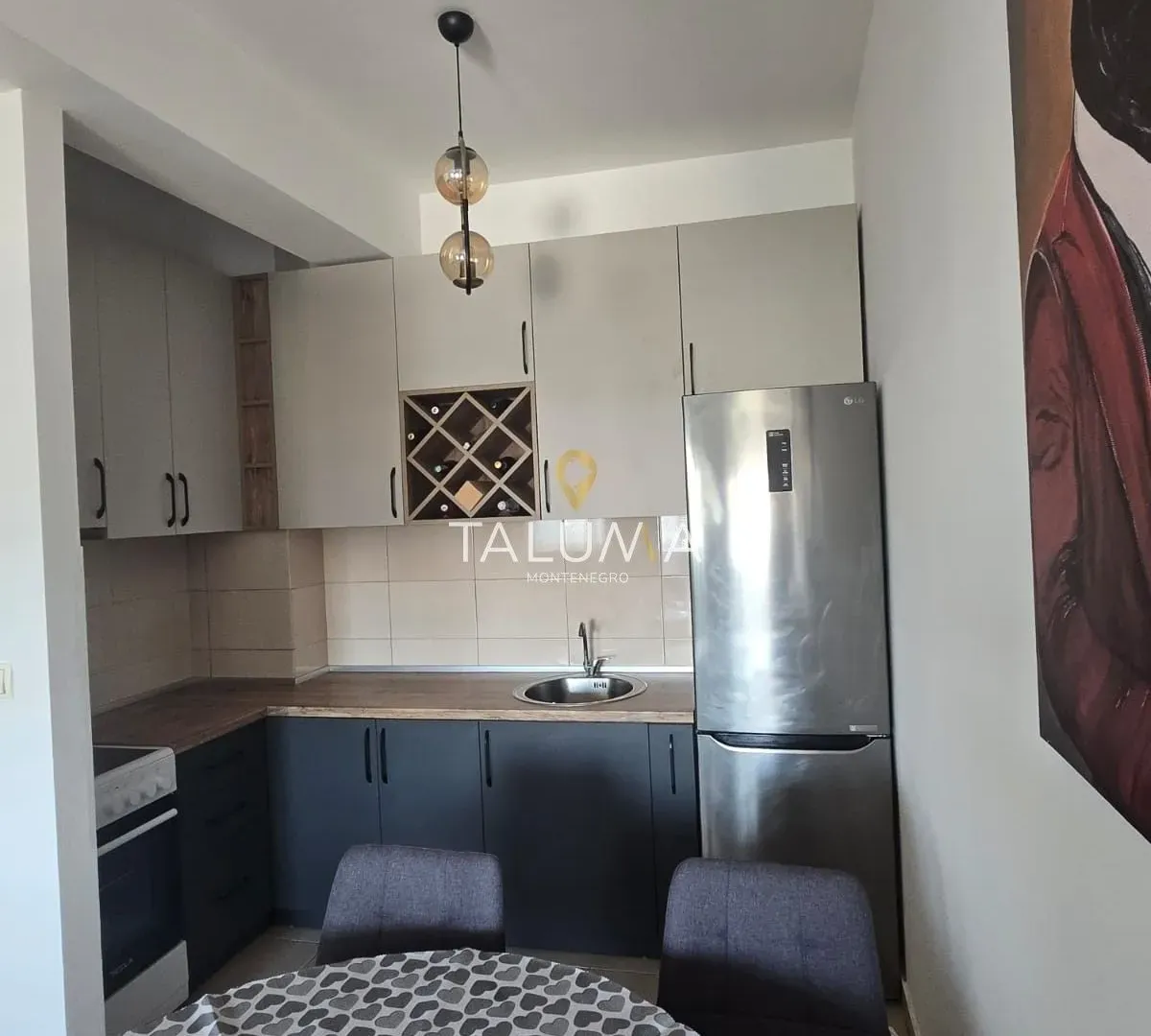 Rent, one bedroom apartment, 46m², Zabjelo, Podgorica