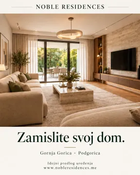 Modern and spacious living room with sofa, TV and view of the terrace. - image 4