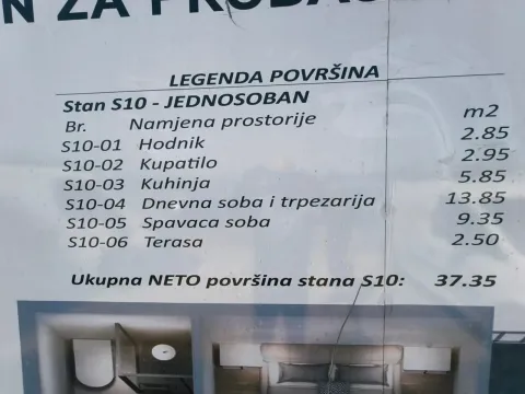 Prodaja, jednosoban stan, 38m², Zabjelo, Podgorica - image 9