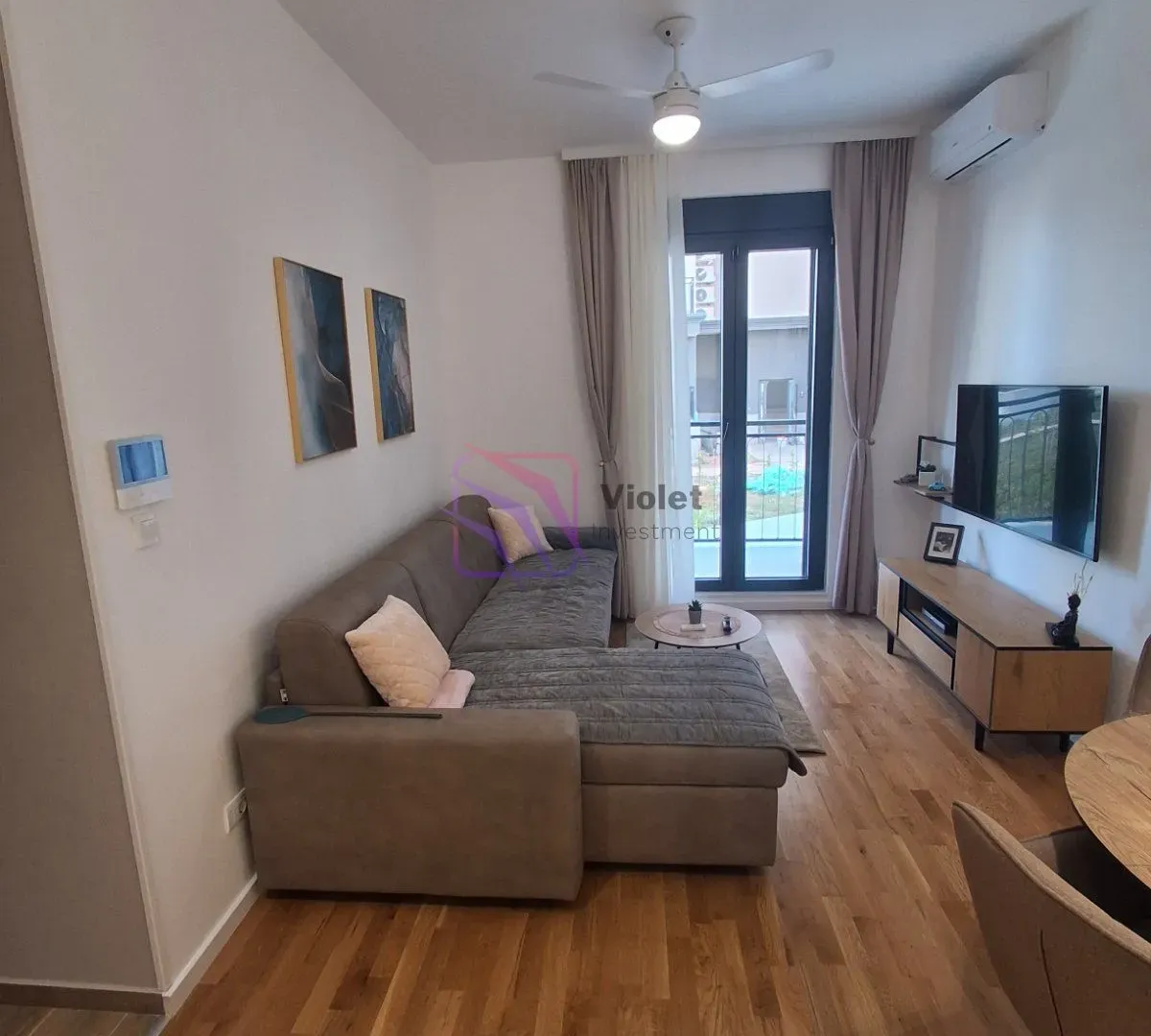Izdavanje, jednosoban stan, 44m², Tološi, Podgorica