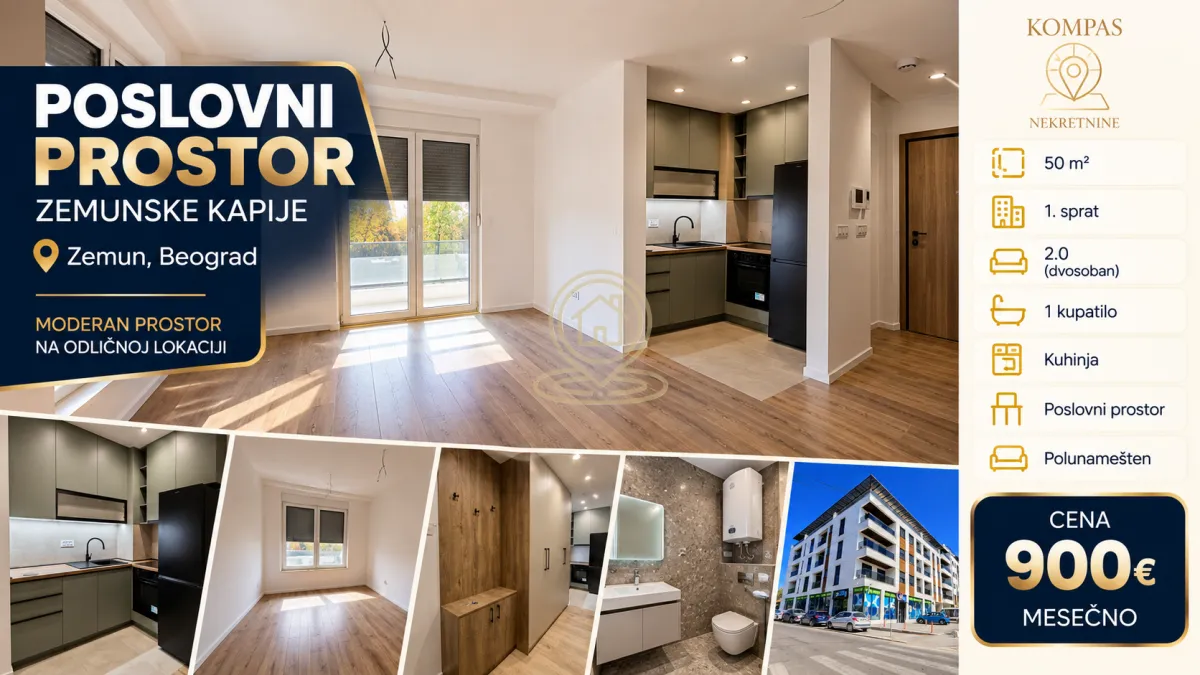 Rent, office space, 50m², Zemun Sve Podlokacije, Beograd