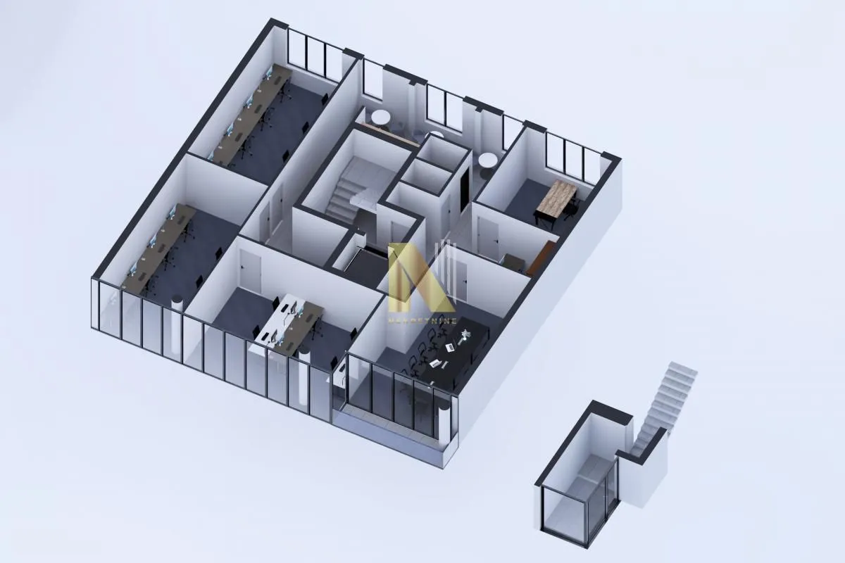 Rent, office space, 180m², Telep, Novi Sad Sve Podlokacije