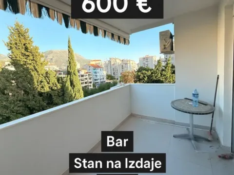 Rent, one bedroom apartment, 60m², Bar, Crna Gora