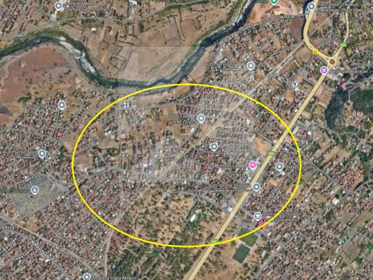 Prodaja, plac, 655m², Zlatica, Podgorica