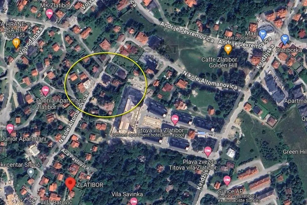 Prodaja, plac, 600m², 25. Maj, Zlatibor