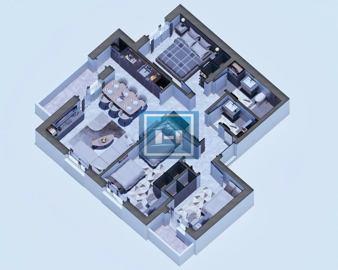 Sale, three bedroom apartment, 79m², Centar, Ćuprija
