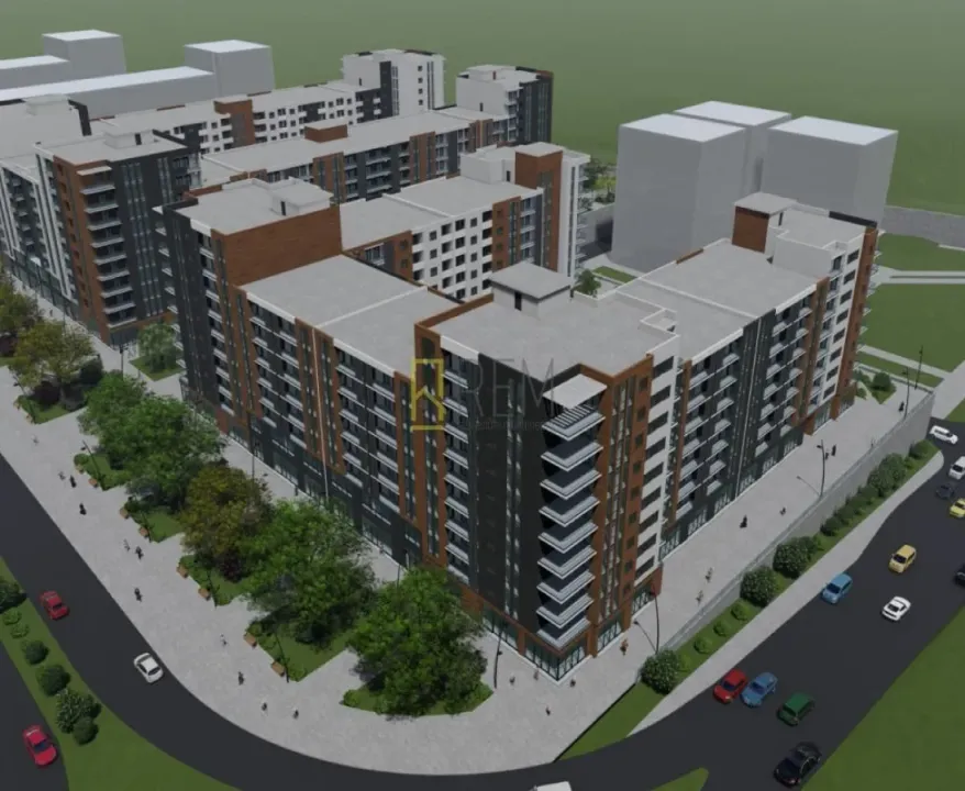 Rent, one bedroom apartment, 44m², Stari Aerodrom, Podgorica