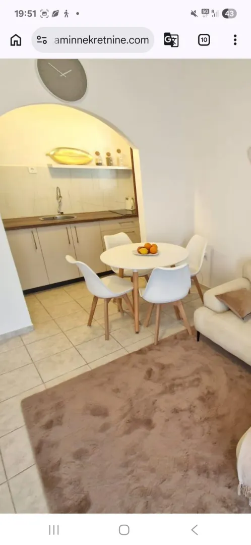 Rent, one bedroom apartment, 39m², Babin Do, Budva