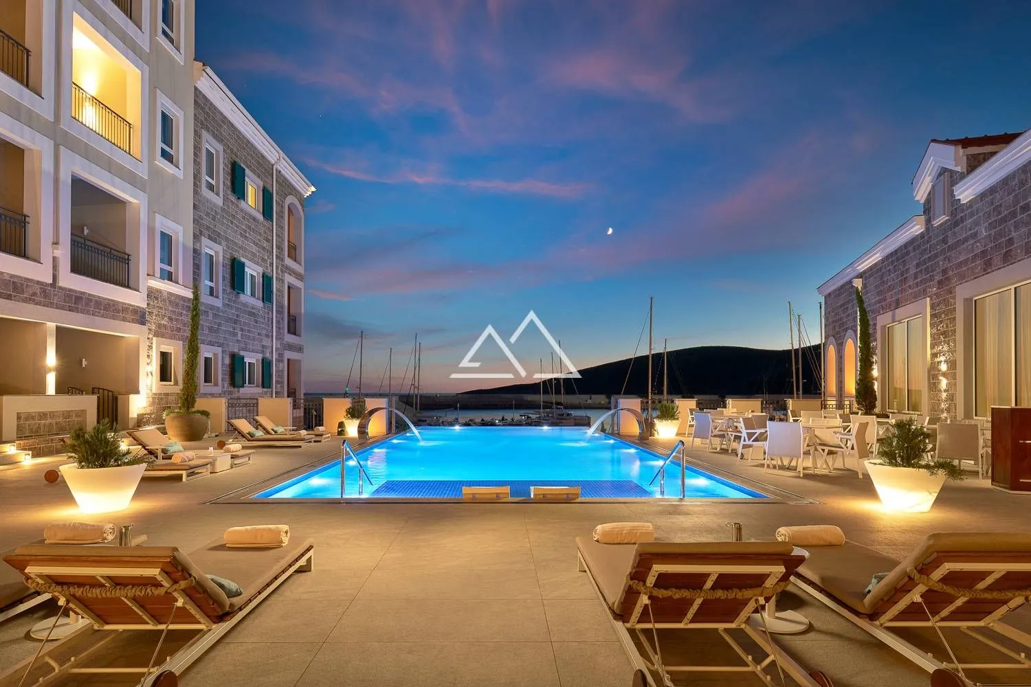 Prodaja, garsonjera, 47m², Luštica Bay, Tivat
