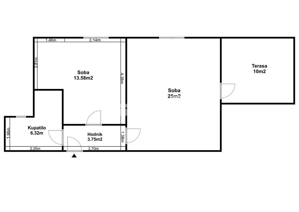 Sale, three bedroom apartment, 110m², Stari Grad, Beograd