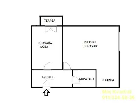 Sale, one bedroom apartment, 32m², Poštanska Štedionica, Palilula Sve Podlokacije - image 9