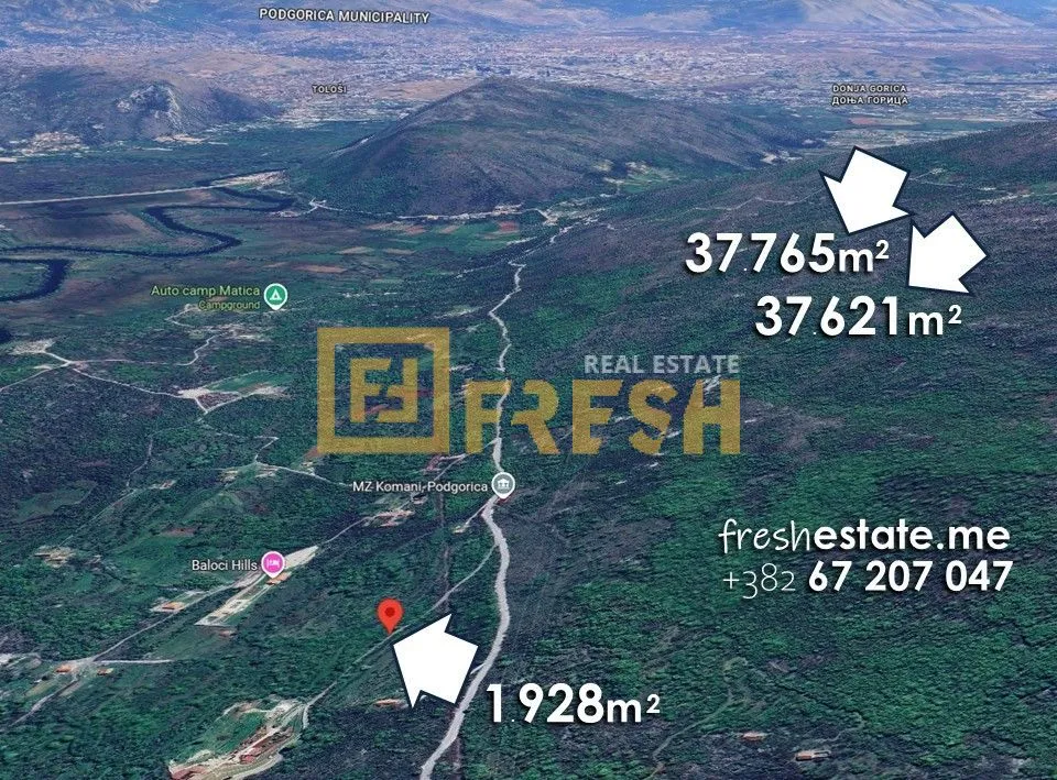 Prodaja, plac, 77314m², Ostalo, Podgorica