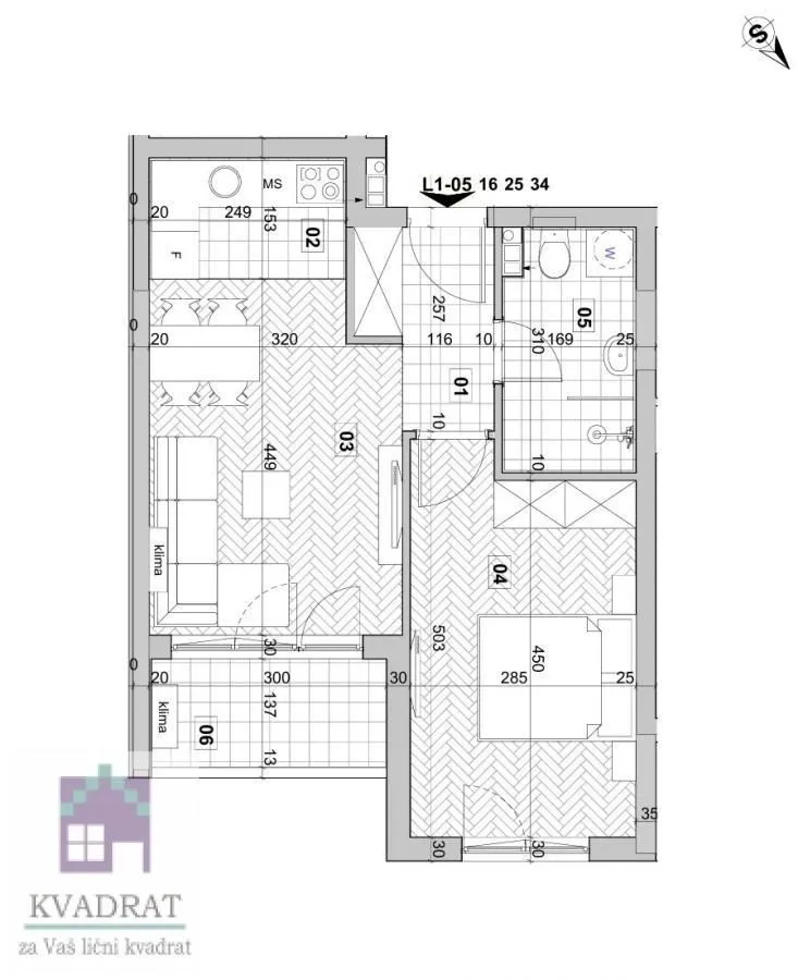 Prodaja, dvosoban stan, 42m², Veternik, Novi Sad Sve Podlokacije