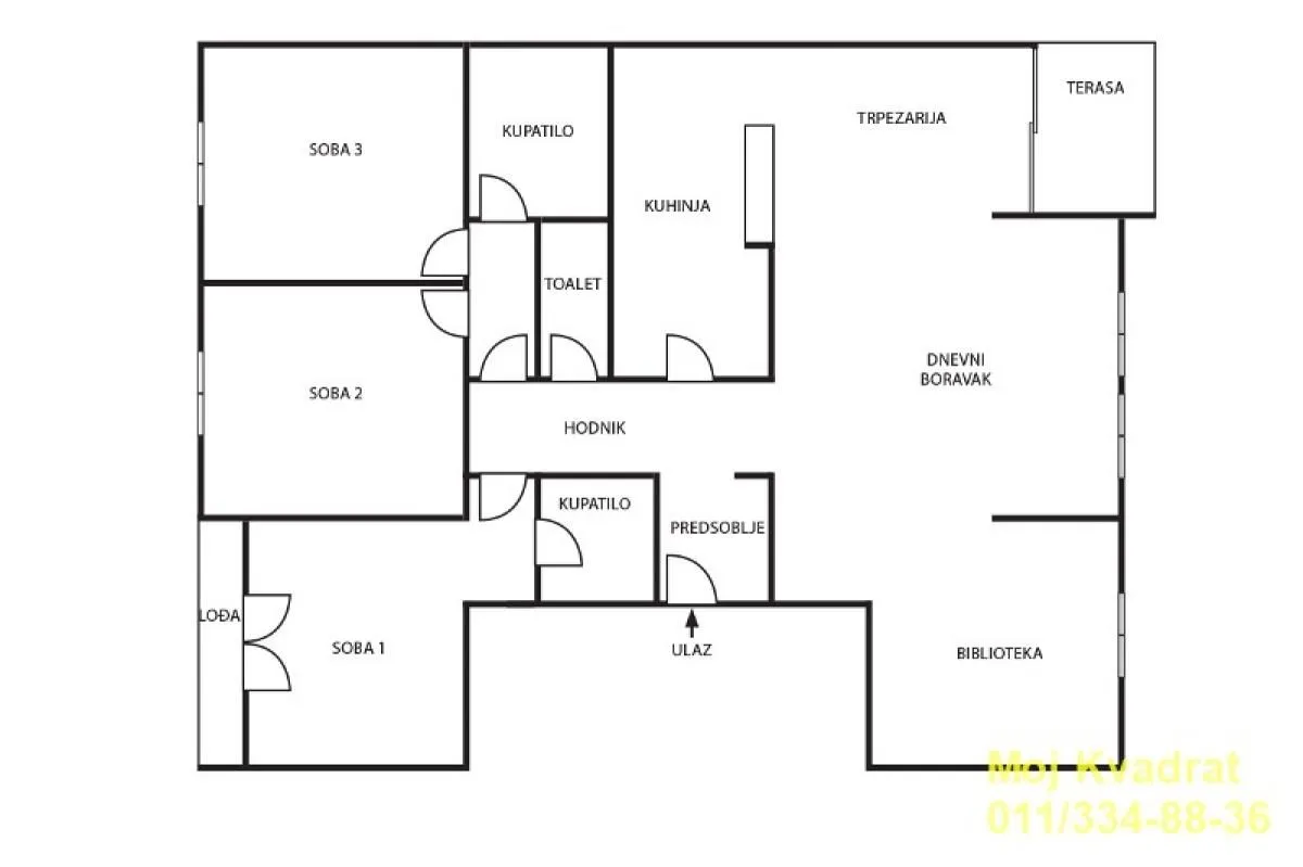 Sale, four bedroom apartment, 151m², Vračar Centar, Vračar Sve Podlokacije