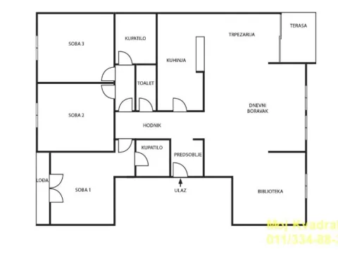 Prodaja, četvorosoban stan, 151m², Vračar Centar, Vračar Sve Podlokacije - image 20