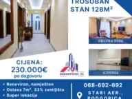 Prodaja, trosoban stan, 128m², Stari Aerodrom, Podgorica - image 1
