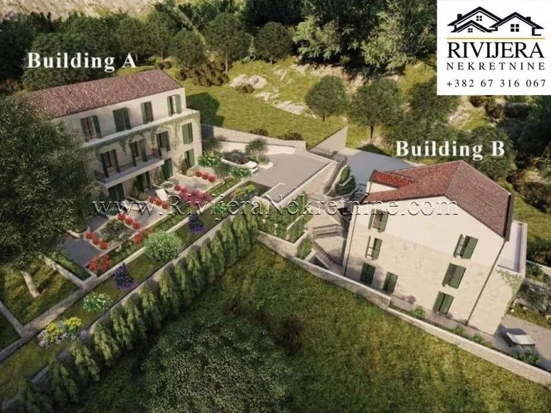Sale, one bedroom apartment, 41m², Prčanj, Kotor