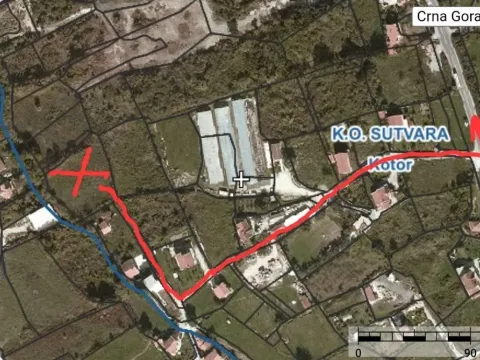 Prodaja, plac, 2447m², Sutvara, Kotor - image 1