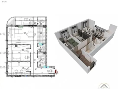 Prodaja, trosoban stan, 69m², Telep, Novi Sad Sve Podlokacije