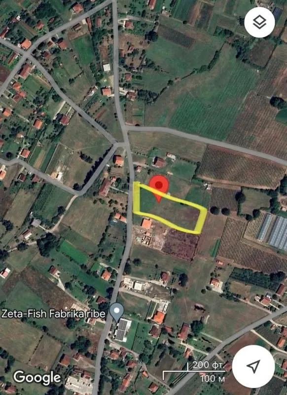 Prodaja, plac, 5400m², Golubovci, Podgorica