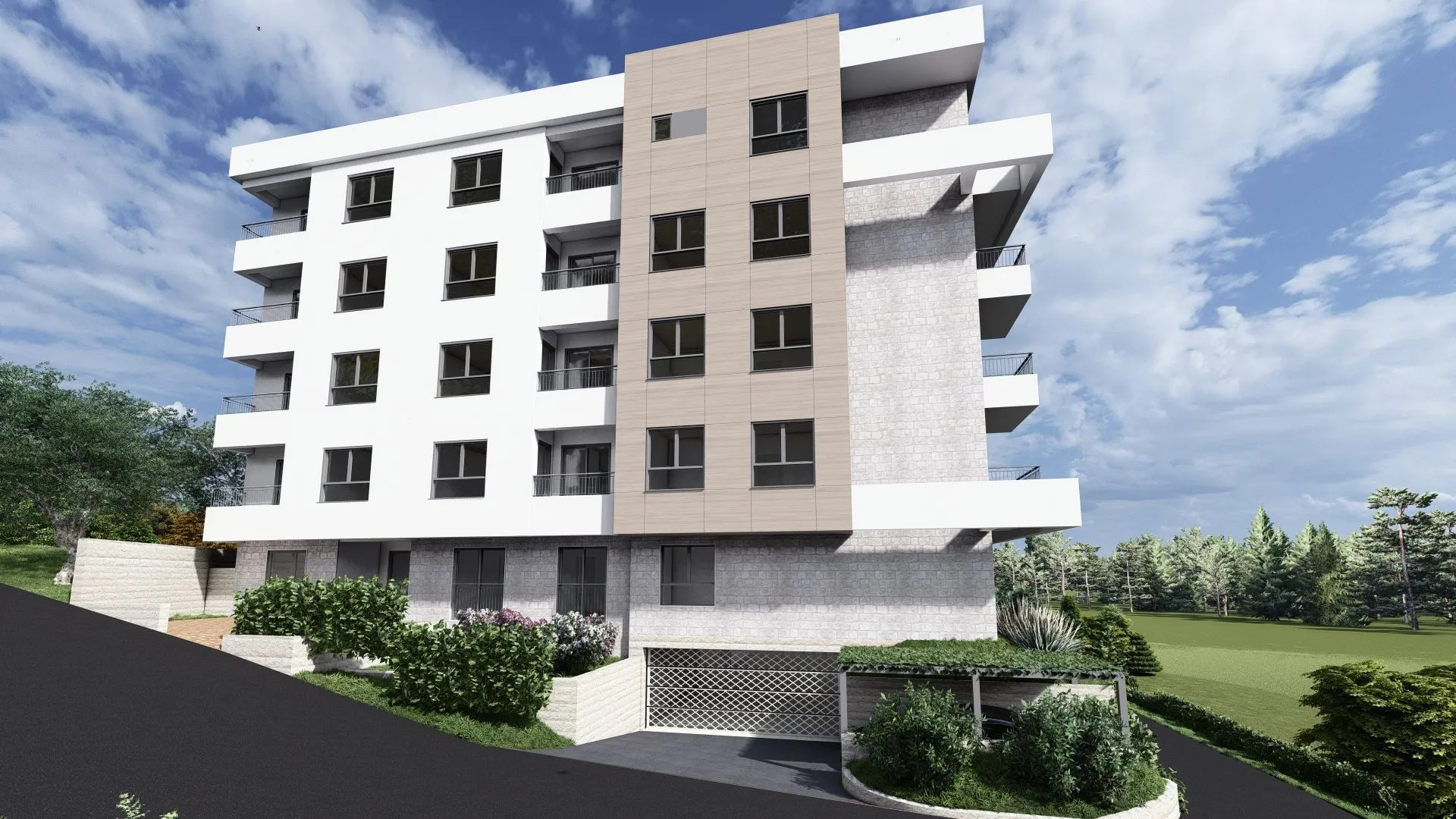 Sale, one bedroom apartment, 43m², Bečići, Budva