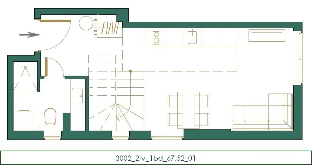 Sale, studio apartment, 30m², Kolašin, Crna Gora