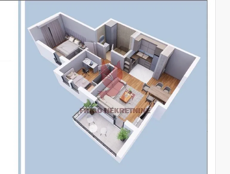 Sale, three bedroom apartment, 60m², Mladenovac, Beograd