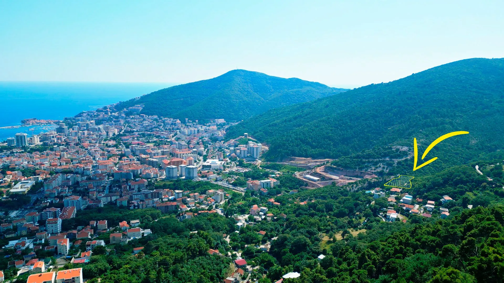 Prodaja, plac, 6126m², Budva, Crna Gora