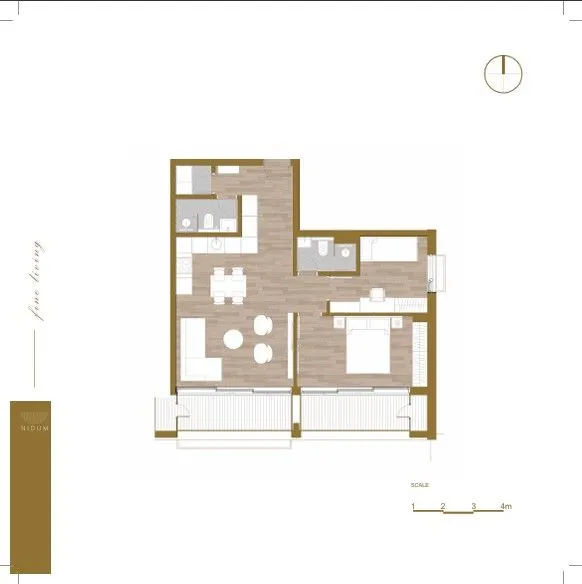 Prodaja, dvosoban stan, 71m², Stari Aerodrom, Podgorica
