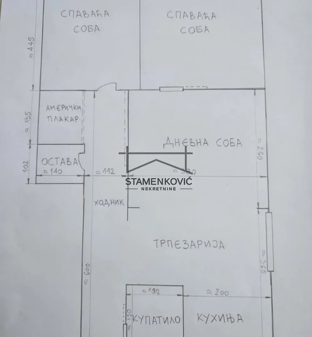 Prodaja, trosoban stan, 56m², Železnička Stanica, Novi Sad Sve Podlokacije