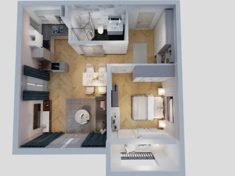 Sale, one bedroom apartment, 55m², Sutomore, Bar - image 5