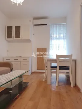 Dnevna soba sa trpezarijskim stolom i klima uređajem. - image 2