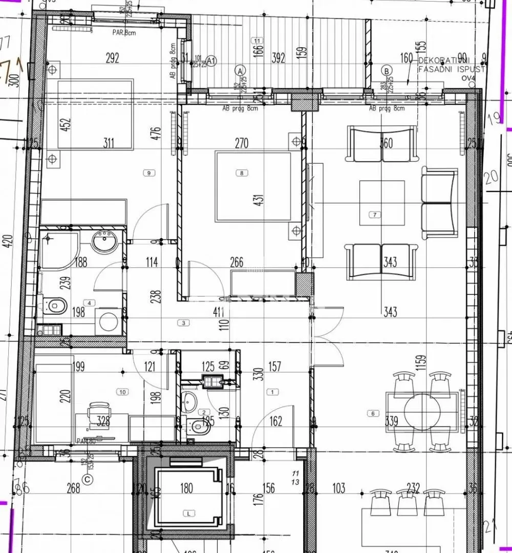 Sale, four bedroom apartment, 92m², Crveni Krst, Beograd