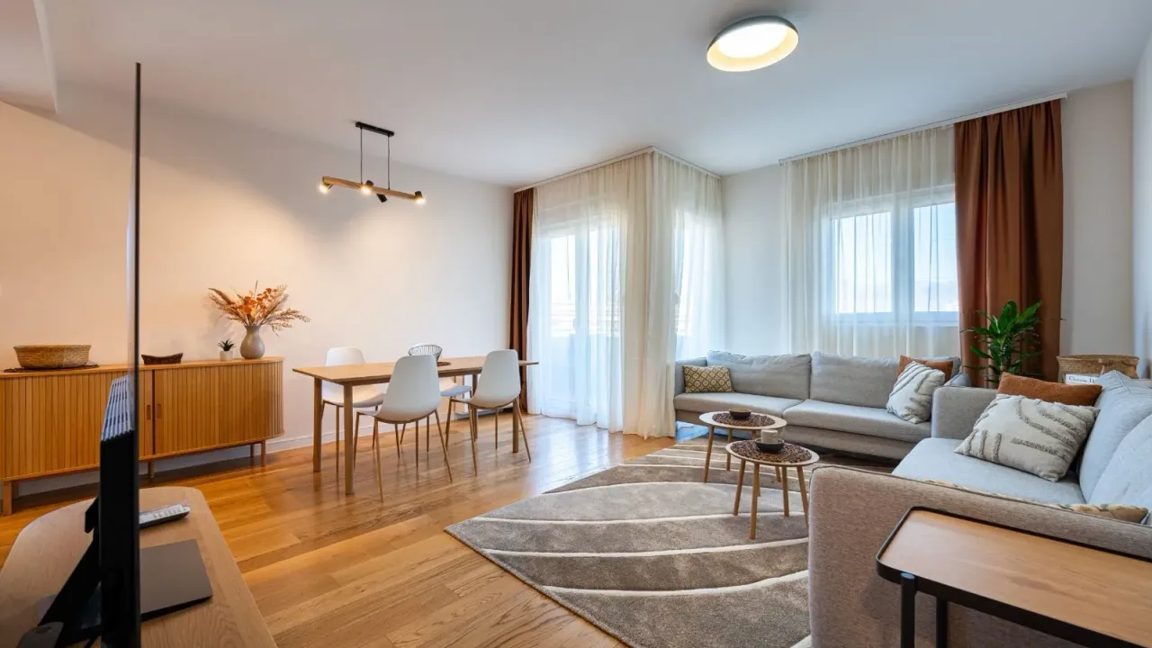 Rent, two bedroom apartment, 70m², Central Point, Podgorica