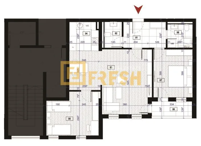 Prodaja, dvosoban stan, 82m², Zabjelo, Podgorica