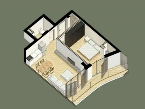 Prodaja, jednosoban stan, 54m², Liman, Ulcinj - image 2